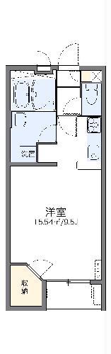 レオネクスト千田(1K/1階)の間取り写真