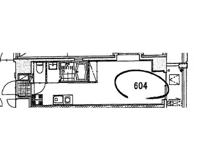 ジェルソミーナ(ワンルーム/6階)の間取り写真