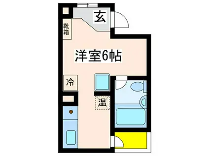 バイオレットコーポ(ワンルーム/2階)の間取り写真