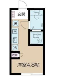 LA MAISON DE MITSUI 田園調布(ワンルーム/1階)の間取り写真