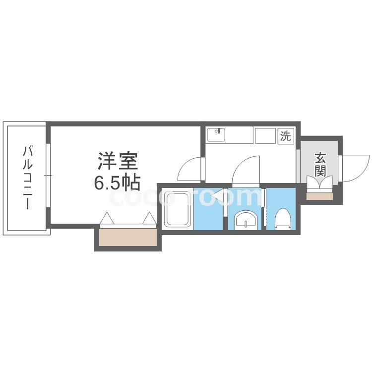 サムティ大阪CITY(1K/11階)の間取り写真