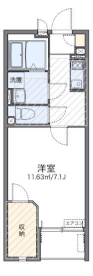 レオネクストSHI KI(1K/1階)の間取り写真
