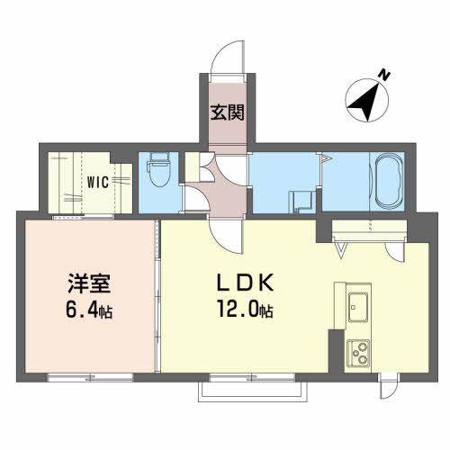 シャーメゾン レジーナ(1LDK/2階)の間取り写真