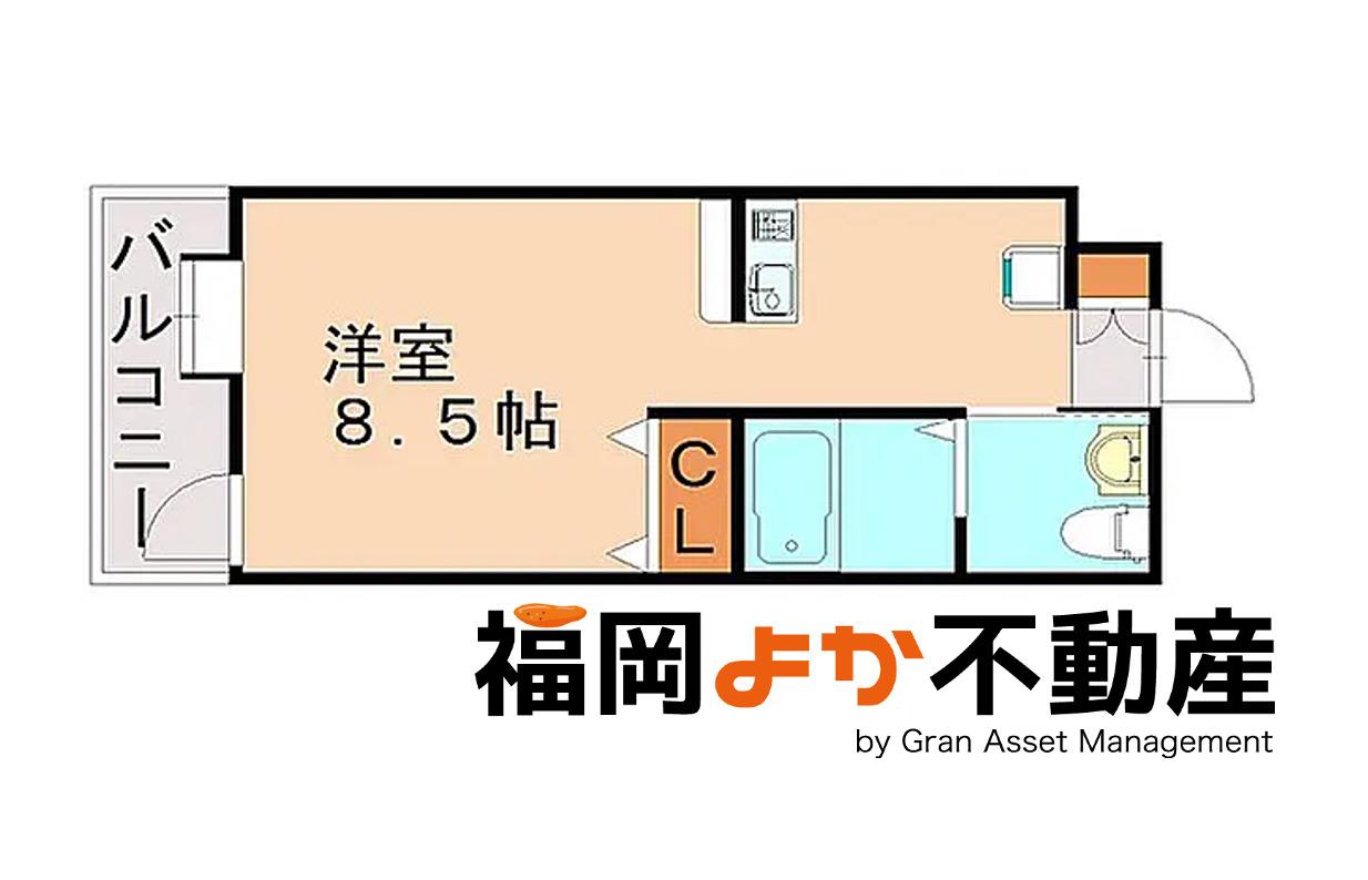 パークアヴェニュー22(1K/5階)の間取り写真
