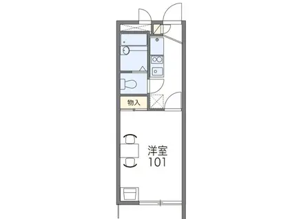 サンファーム(1K/3階)の間取り写真