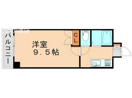 ロイヤルトレンディ(1K/7階)の間取り写真