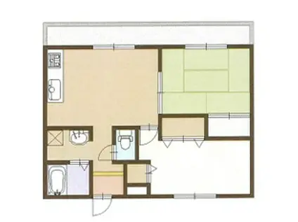 ラブリー姫路英賀保(2LDK/5階)の間取り写真