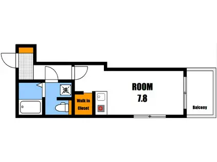 GRANPLACE高取(ワンルーム/3階)の間取り写真