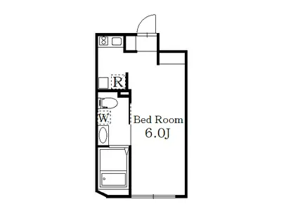 RITZ MINOWA(1K/5階)の間取り写真