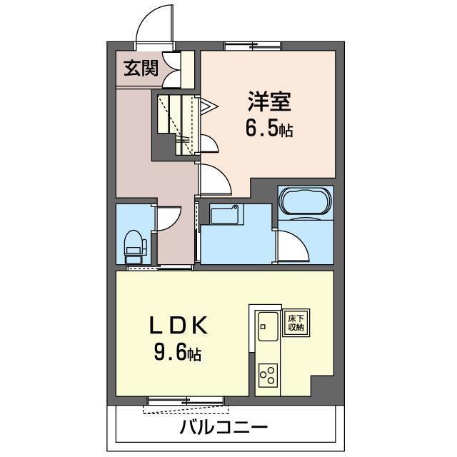 フェリーチェ(1LDK/1階)の間取り写真