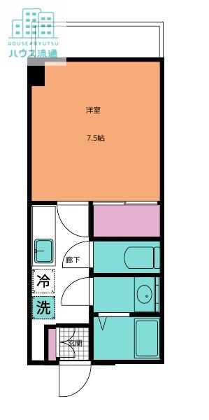丸しゅんビル(1K/3階)の間取り写真