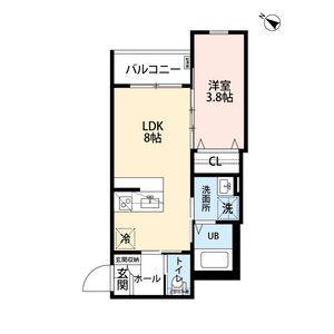 ROBOT HOME 滝井ロボットホーム タ(1LDK/3階)の間取り写真