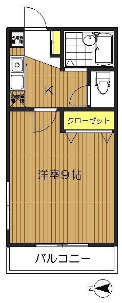 モア大泉学園(1K/2階)の間取り写真