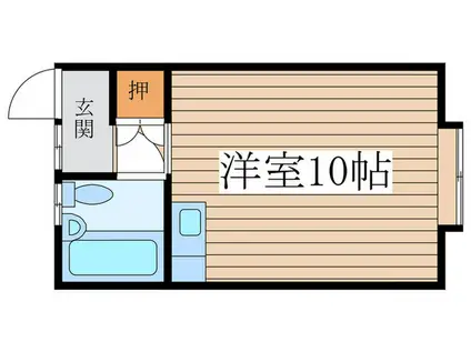 ゴトウビル(ワンルーム/3階)の間取り写真