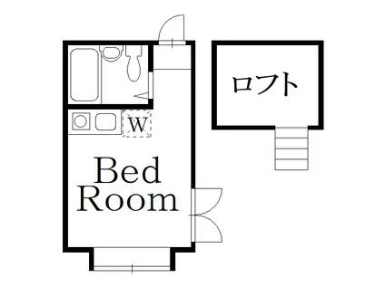 ライフピアマーチ(ワンルーム/2階)の間取り写真