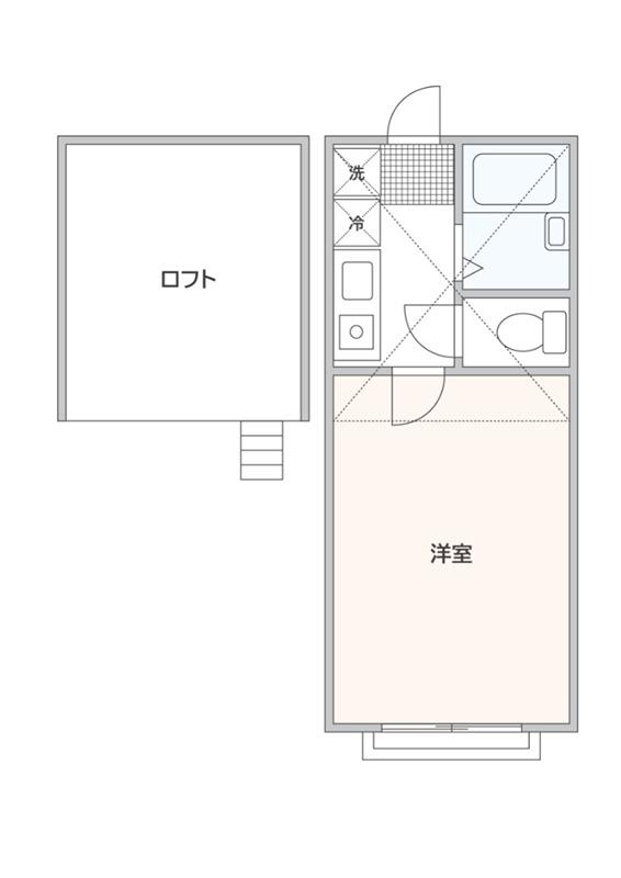 PEERRAGE AOYAMAII(1K/2階)の間取り写真