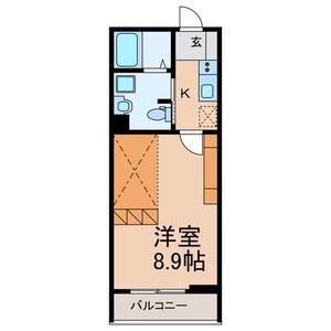 稲毛東3丁目計画(1K/3階)の間取り写真