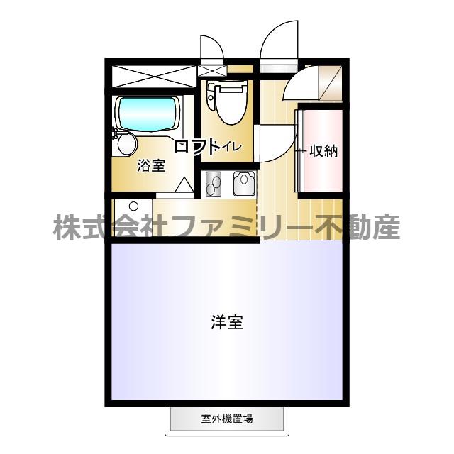 サンライズ城東(1K/1階)の間取り写真