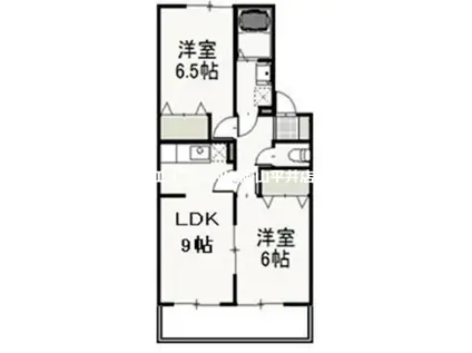 フォーシーズン夏(2LDK/1階)の間取り写真