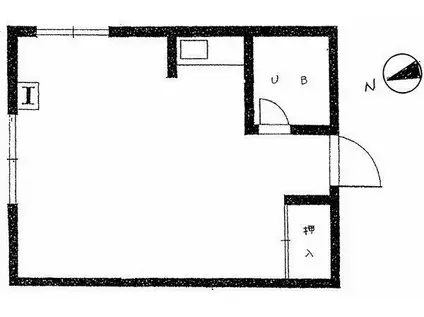 中の島キングレジデンス(ワンルーム/5階)の間取り写真
