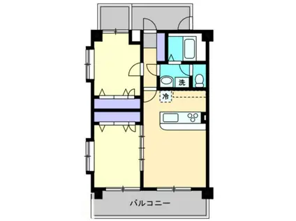 GLYCINE-グリシーヌー(2LDK/2階)の間取り写真