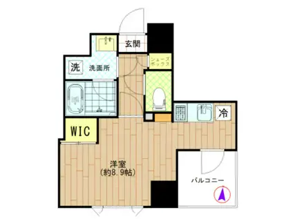 アリーチェ押上(ワンルーム/5階)の間取り写真