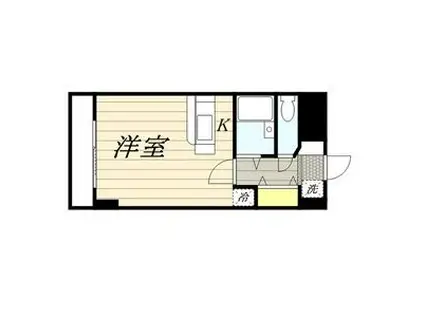 サリナス高宮壱番館(ワンルーム/6階)の間取り写真