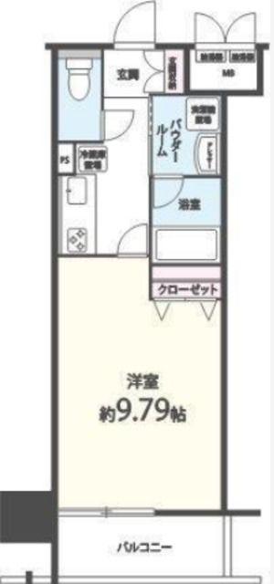 シエル新堀(1K/12階)の間取り写真