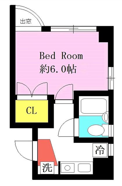 ペアフラリッシュ(1K/3階)の間取り写真