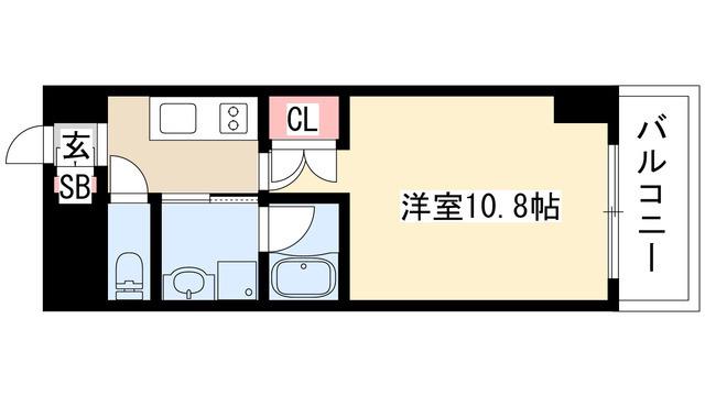 BSレジデンス栄(1K/2階)の間取り写真