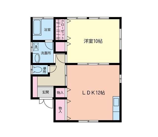 アパストーリ(1LDK/1階)の間取り写真