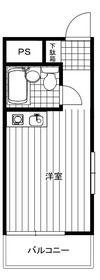 プレステージ北原台(ワンルーム/1階)の間取り写真