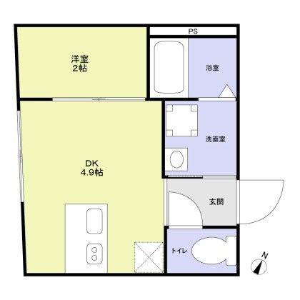 URBAN NEST 杉並(1DK/3階)の間取り写真