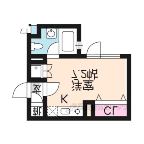 コスモスコートARAKI(1K/3階)の間取り写真