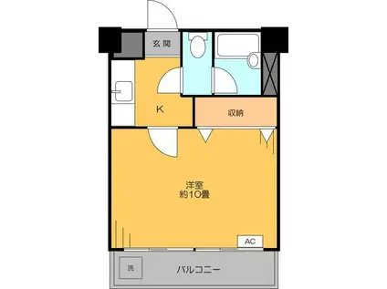 メゾン滝野川(1K/3階)の間取り写真