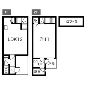 STANFORD SQUARE(1LDK/1階)の間取り写真