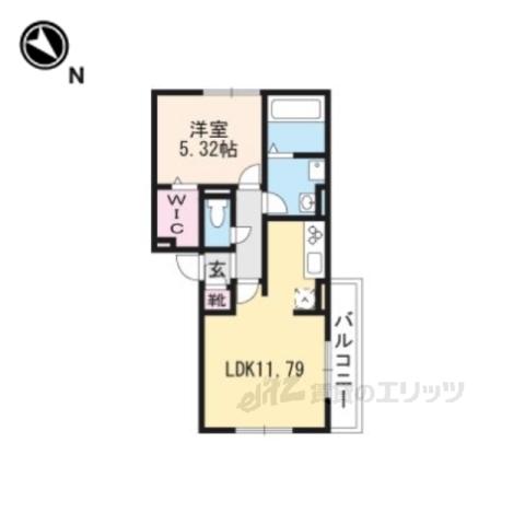 KYOHO RISE Ⅱ (1LDK/3階)の間取り写真