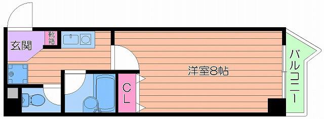COLLECTION桜ノ宮II(1K/7階)の間取り写真