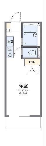 レオパレスTAMURA98(1K/2階)の間取り写真
