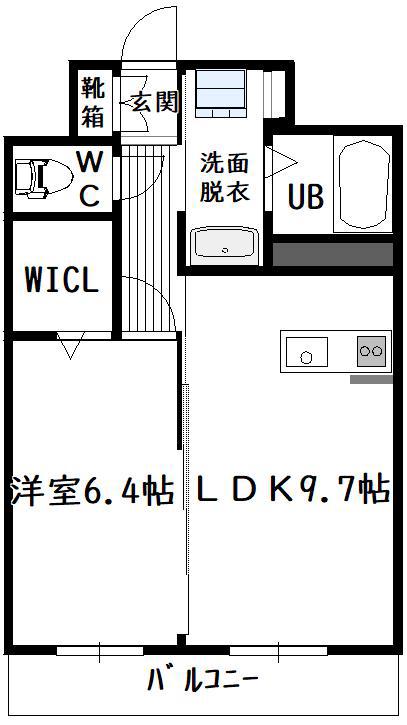 アンシャンテ・S(1LDK/3階)の間取り写真