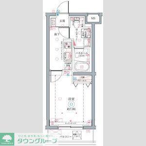 クレヴィスタ成増II(1K/1階)の間取り写真