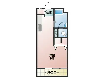 日吉第3コーポA棟(ワンルーム/3階)の間取り写真