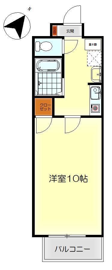 グレイス寿(1K/8階)の間取り写真