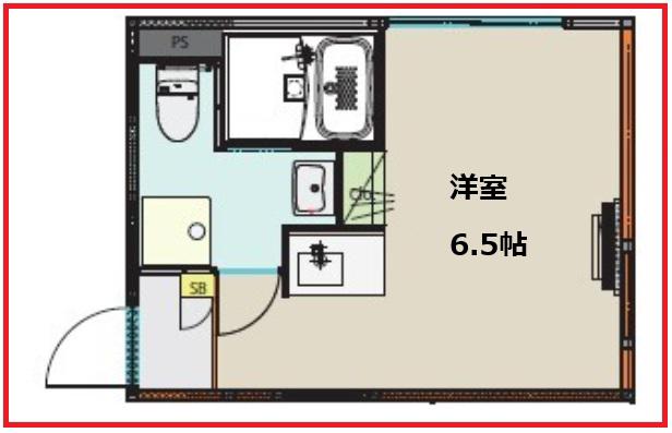 ボアソルテ綾瀬1丁目(ワンルーム/1階)の間取り写真