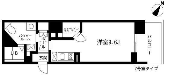 グロースメゾン新横浜(1K/11階)の間取り写真