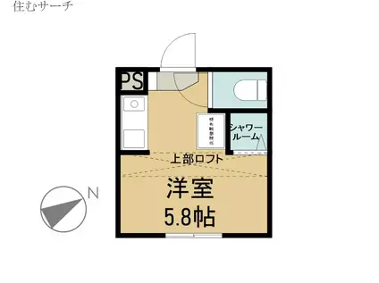 REAL BLOSSOMII(1K/2階)の間取り写真