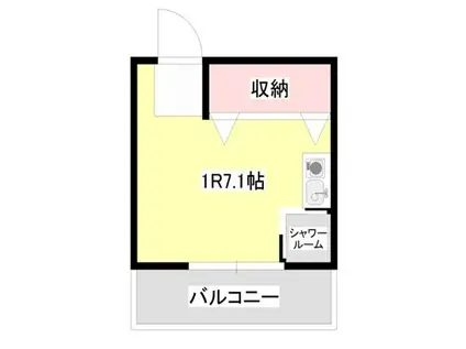 ユートピア大村(ワンルーム/1階)の間取り写真