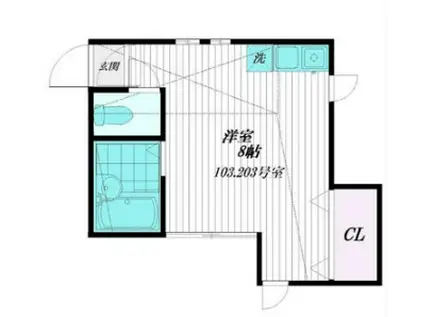 スマートコンパクト溝の口(ワンルーム/1階)の間取り写真