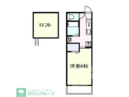 VENTVERT綱島(1K/1階)の間取り写真