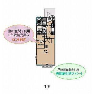 KIRATECH WHITE(1K/1階)の間取り写真